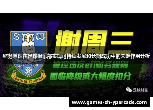 财务管理在足球俱乐部实现可持续发展和长期成功中的关键作用分析